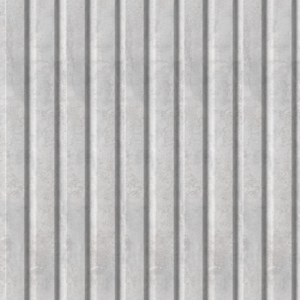 2К Панель Стеновая Реечная МДФ Stella Beats Premium Бетон Чикаго 2700x119x16 (4шт.упак.)