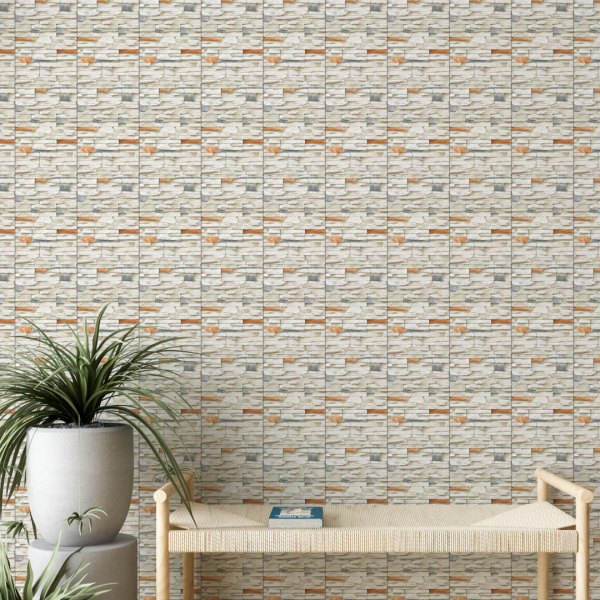 Панель ПВХ Сланец Современный Светлый 630 2,7*0,25 STELLA Light