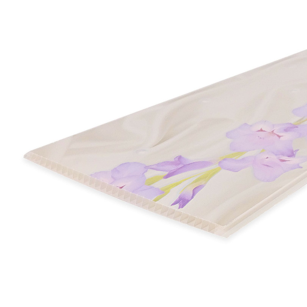 Панель ПВХ Шелк жемчужный Узор 620 2,7*0,25 STELLA Light 