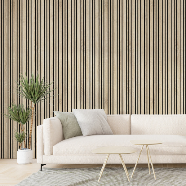 2К Панель Стеновая Акустическая Stella Comfort Dream Standart Дуб Сонома 2780х600х9 (уп.1шт.)