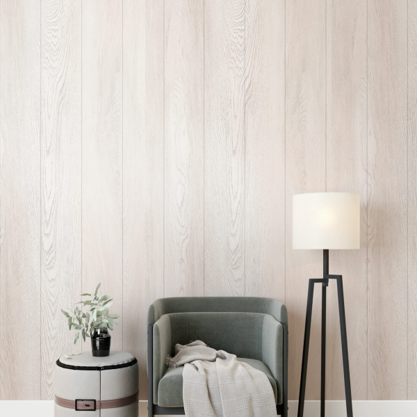 2К Панель МДФ Stella Classic Light 2700х200х6 Ясень Айвори (упак. 8 шт.)