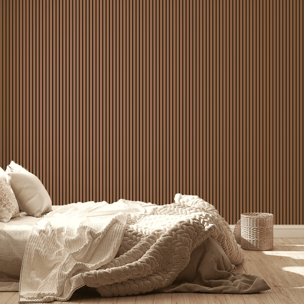 Панель Стеновая Акустическая Stella Comfort De Luxe Terracotta 2780х600х9 (уп.1шт.)