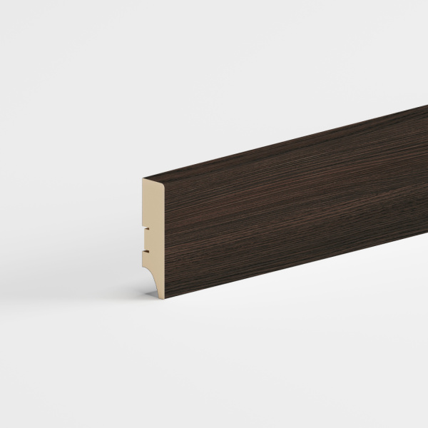Напольный плинтус МДФ STELLA 60 2000х60х16 Венге (20шт в упак) 