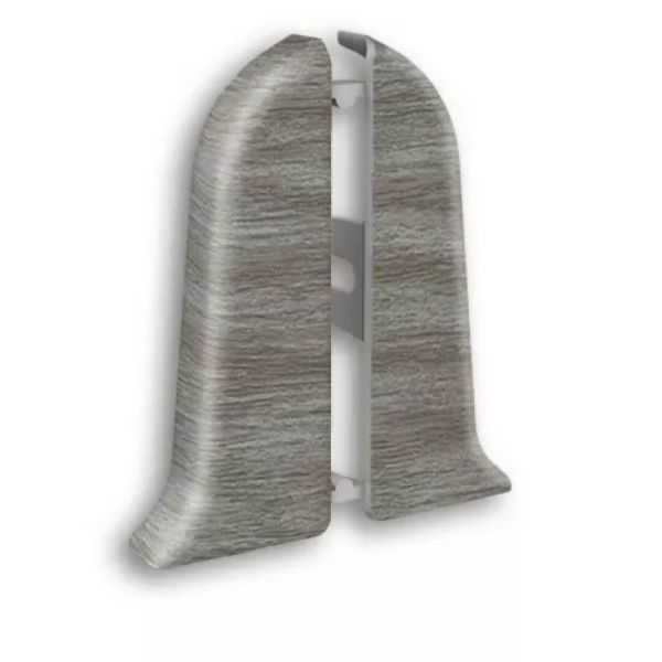 Угол торцевой ПВХ Идеал Классик Дуб пепельный 210 (10)