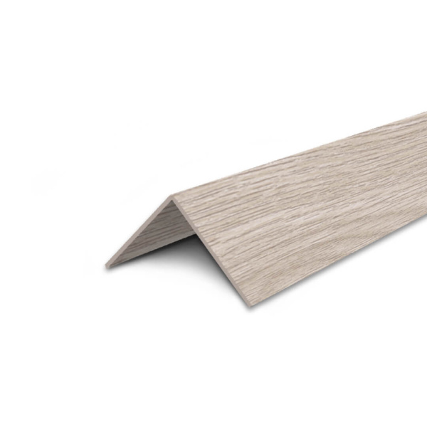 Угол арочный ПВХ Идеал Ясень 251 2700х20х12 (25шт.упак.)
