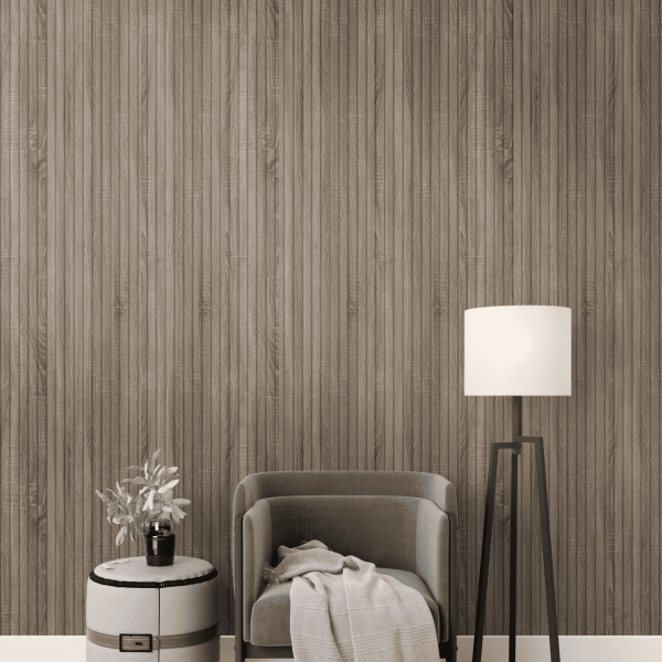 2К Панель Стеновая Реечная МДФ Stella Beats Standart Дуб Винтаж 2700x119x16 (4шт.упак.)