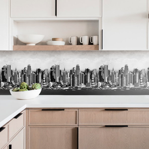 Кухонный фартук АБС Stella Light Мегаполис 600*3000*0,75мм