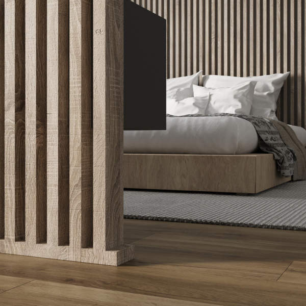 Интерьерная рейка МДФ STELLA Ривьера Дуб Винтаж 40*30*2700 (уп.4 шт.)