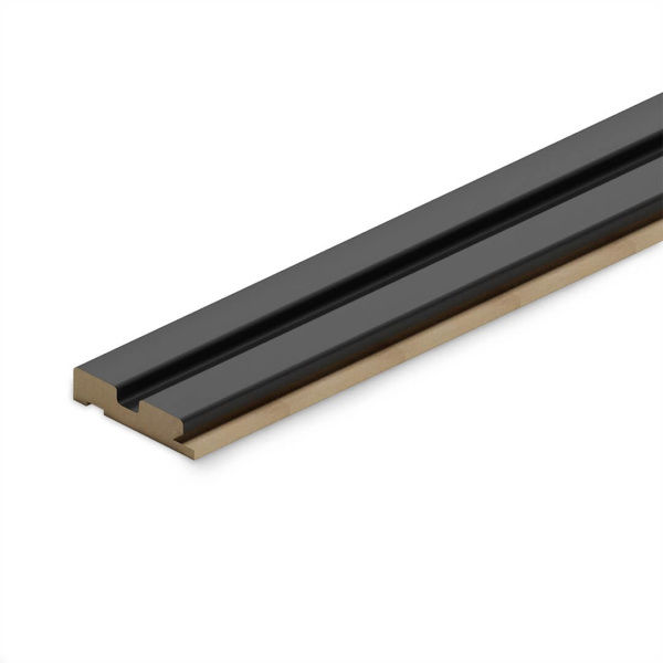 2К Профиль Старт МДФ Stella Beats De Luxe Black Lead 2700x66,5x16 (упак.4шт.)