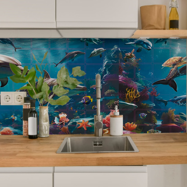 Панель ПВХ 0,2 мозаика «Легенды океана» Stella