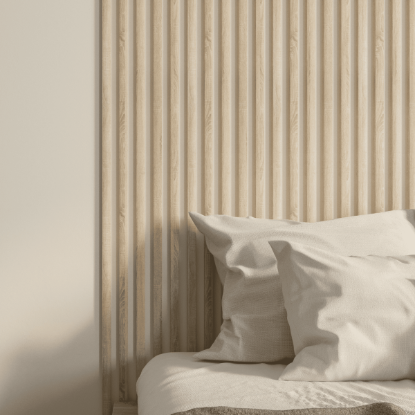 2К Интерьерная рейка МДФ Stella Милана Standard Дуб Сонома 20*30*2700 (уп.8 шт.)