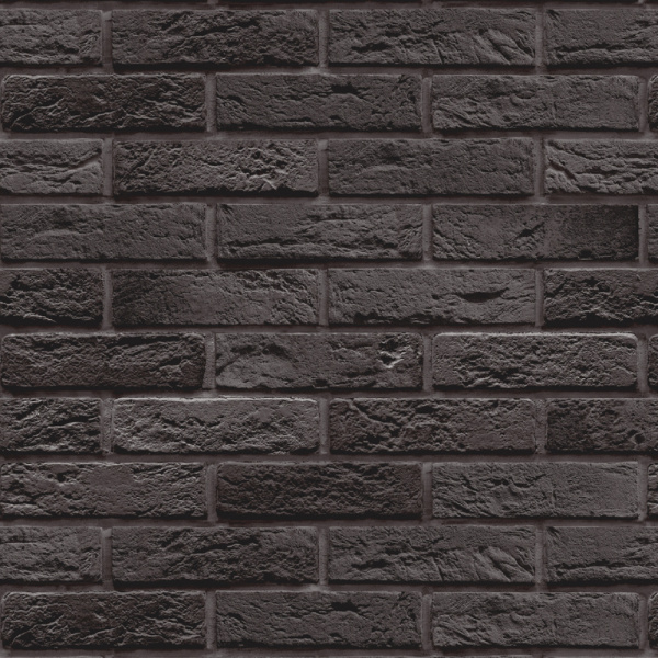 Кухонный фартук АБС Кирпич графитовый (600*3000*1,5мм) Stella