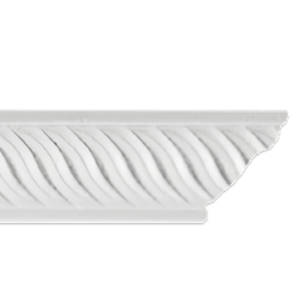 Плинтус потолочный инжекционный D 122/45 ( 70 шт. в упак.)