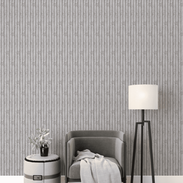 Панель Стеновая Реечная МДФ Stella Beats Premium Бетон Аляска 2700x119x16 (4шт.упак.)