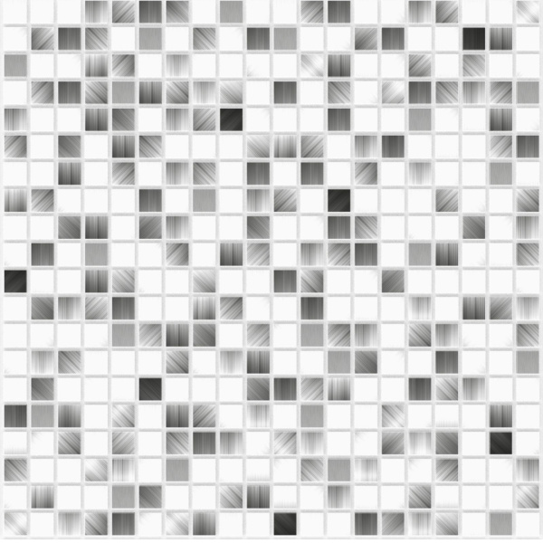 Панель ПВХ 0,3 мозайка на клеевой основе Сатин (10шт)