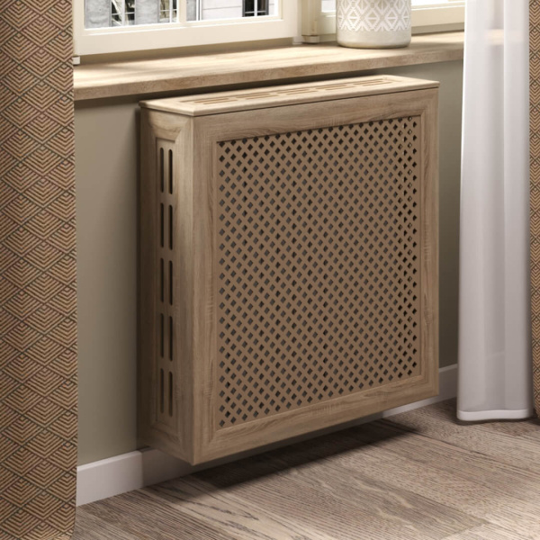 Экран для радиатора 60х60 см Глория дуб винтаж STELLA