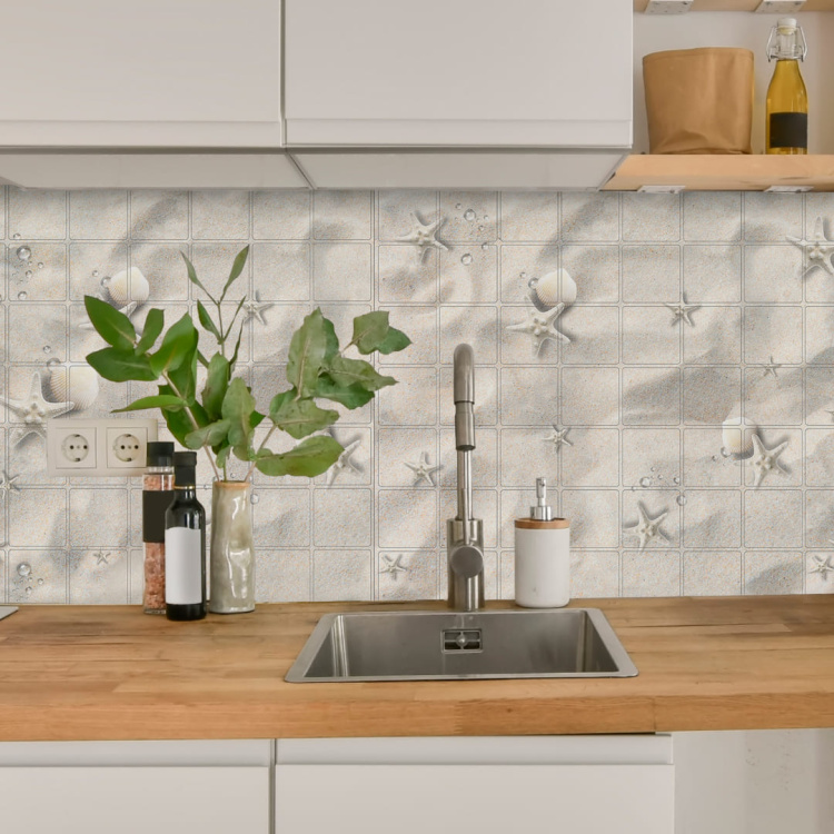 Панель ПВХ 0,2 мозаика «Побережье» Stella