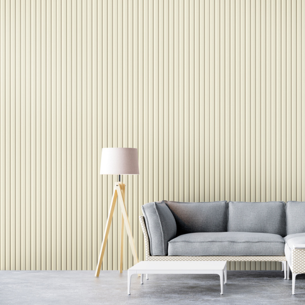 2К Панель Стеновая Реечная МДФ Stella Beats De Luxe Palomino 2700x119x16 (4шт.упак.)