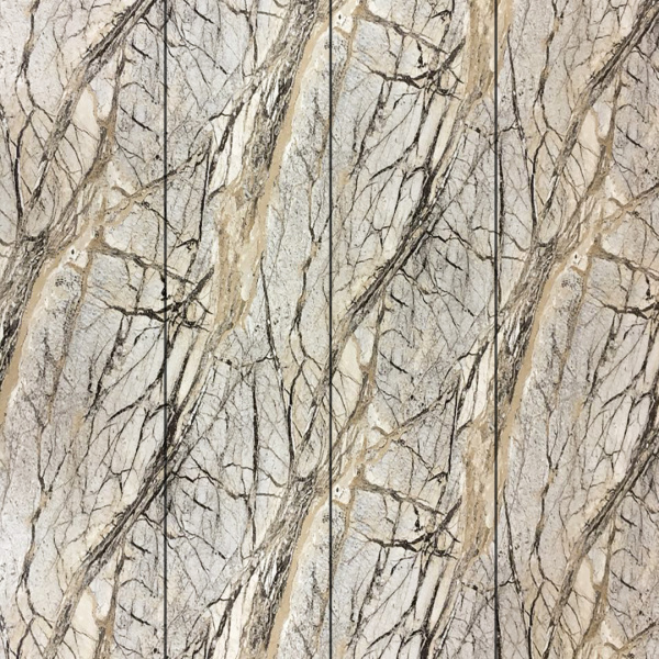 Панель ПВХ Stella Slim 5мм Light Мрамор Античность М-001/1 2600х250х5 (15шт.упак.)