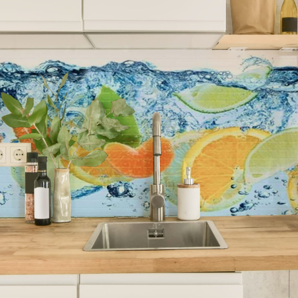 Панель ПВХ 0,3 мозаика Цитрусовый бум STELLA