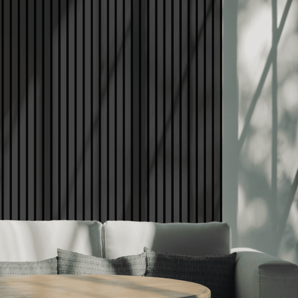 Панель Стеновая Акустическая Stella Trend De Luxe Black Lead 2780х600х21 (уп.1шт.)