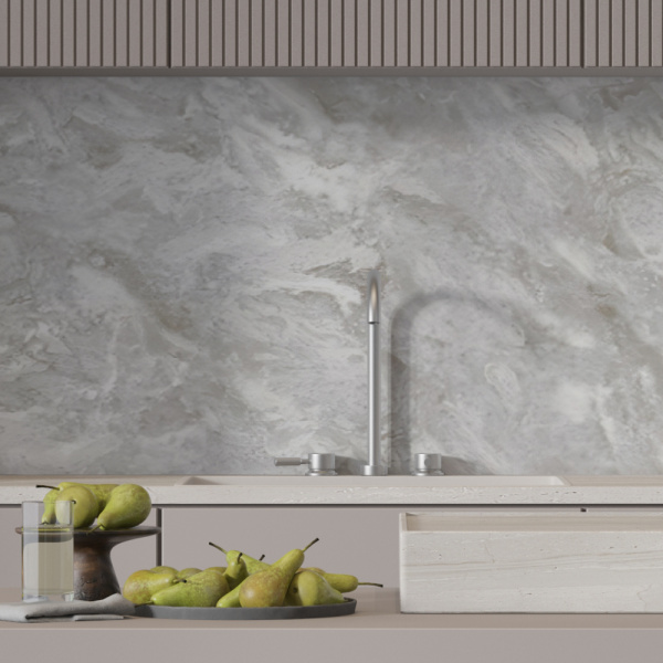 Кухонный фартук АБС Stella Light Сантьяго бежевый 600*3000*0,75мм (1 шт.)