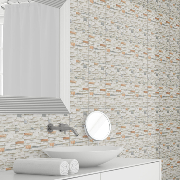 Панель ПВХ Сланец Современный Светлый 630 2,7*0,25 STELLA Light