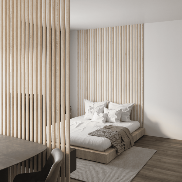 2К Интерьерная рейка МДФ STELLA Бриона Дуб Сонома 16*40*2700 (уп.8 шт.)