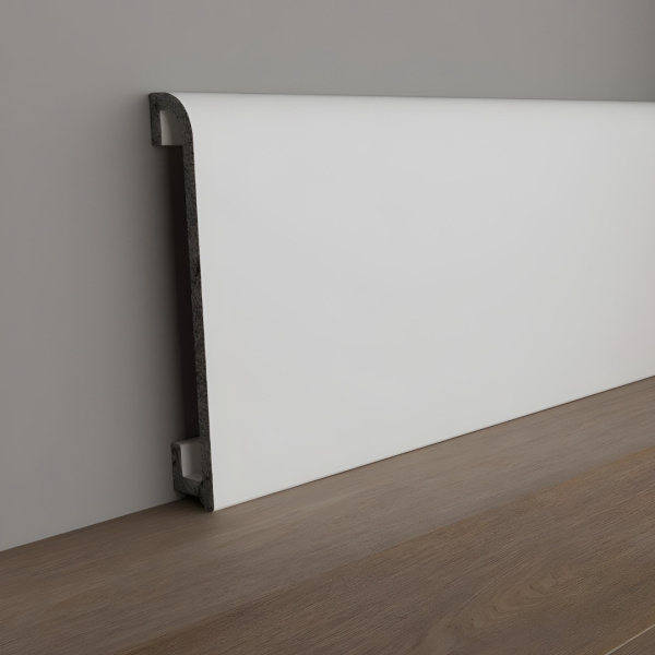 Плинтус напольный DPM Stella Вито 100 Белый 100х16х2000 мм (упак.20 шт.)