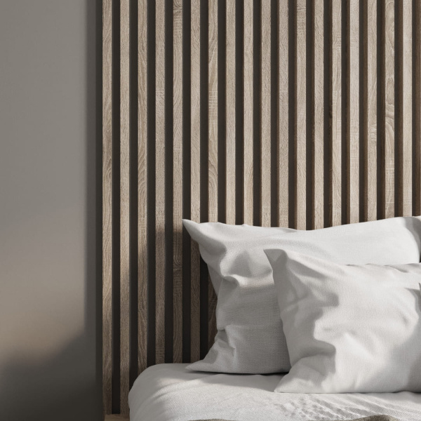 2К Интерьерная рейка МДФ Stella Ривьера Standard Дуб Винтаж 40*30*2700 (уп.4 шт.)