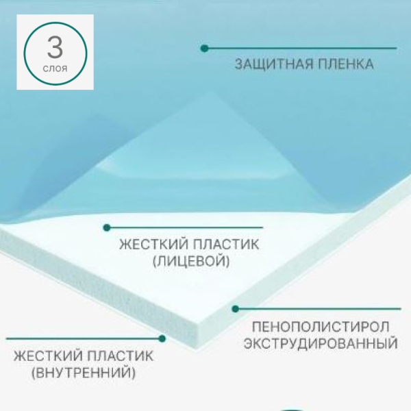 Сэндвич-панель Stella 3000*600*10мм (упак. 3 шт.)