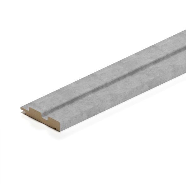 2К Профиль Финиш МДФ Stella Beats Premium Бетон Чикаго 2700x77x16 (упак.4шт.)