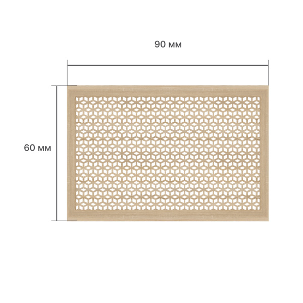 Экран для радиатора 90х60 см Илона дуб сонома STELLA