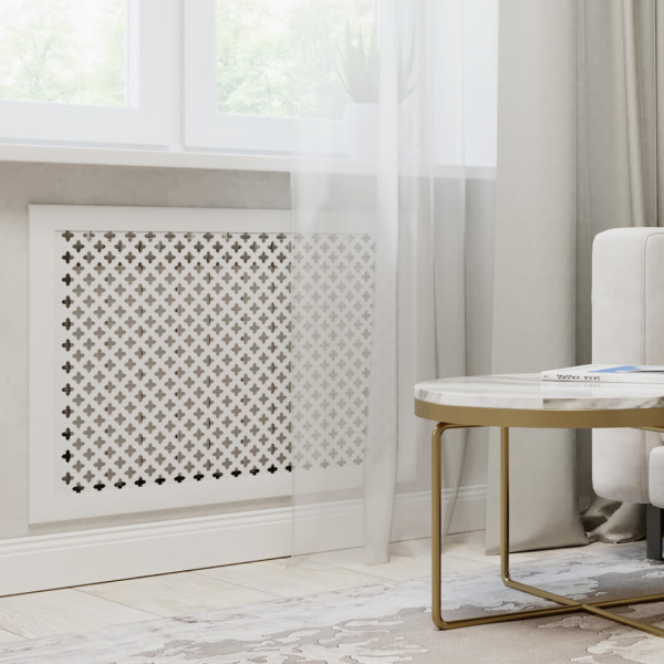 Экран для радиатора 90х60 см Готико белый STELLA