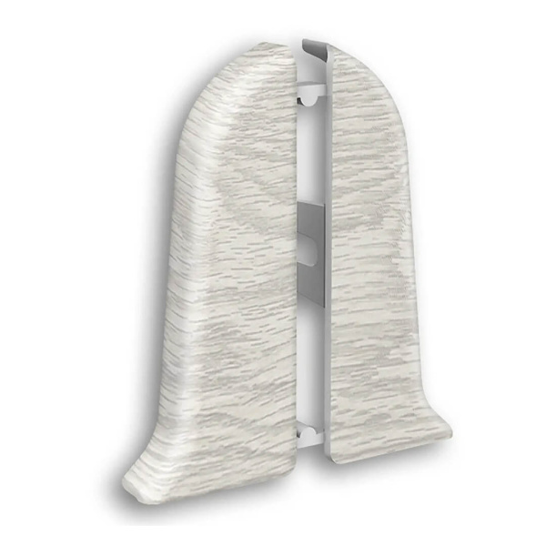 Угол торцевой ПВХ Идеал Классик Дуб айсберг 230 (10)