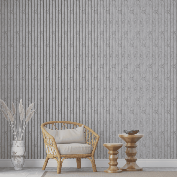 Панель Стеновая Реечная МДФ Stella Beats Premium Бетон Аляска 2700x119x16 (4шт.упак.)