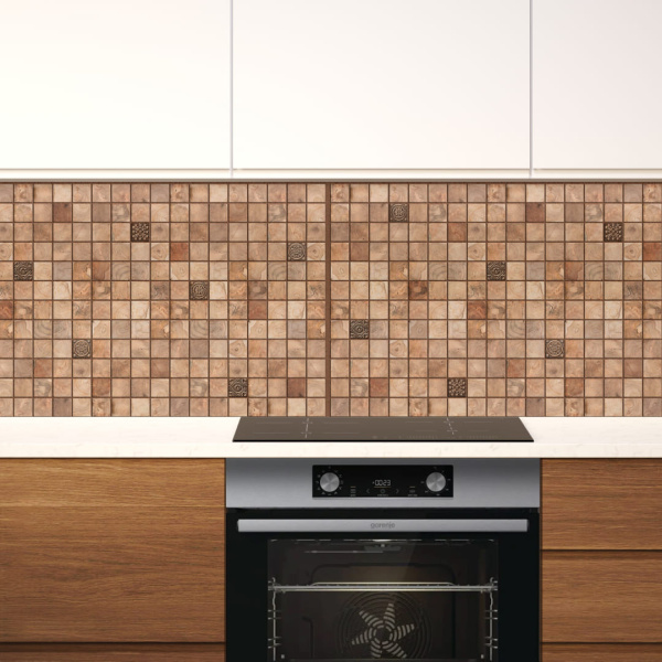 Панель ПВХ 0,3 мозаика Микс орех STELLA