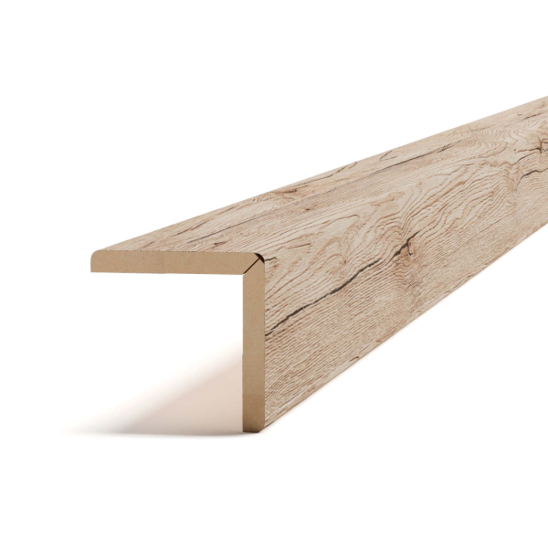 2К Угол универсальный МДФ Stella Дуб Санремо Бежевый 2700х24х24 (10шт.упак.)