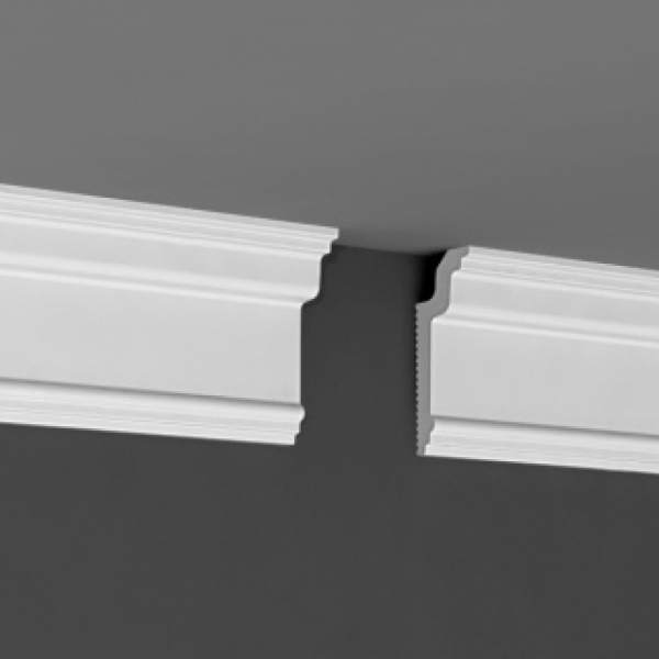 Плинтус потолочный Де-Багет П 13 30/80 (под натяжной потолок) (55шт)