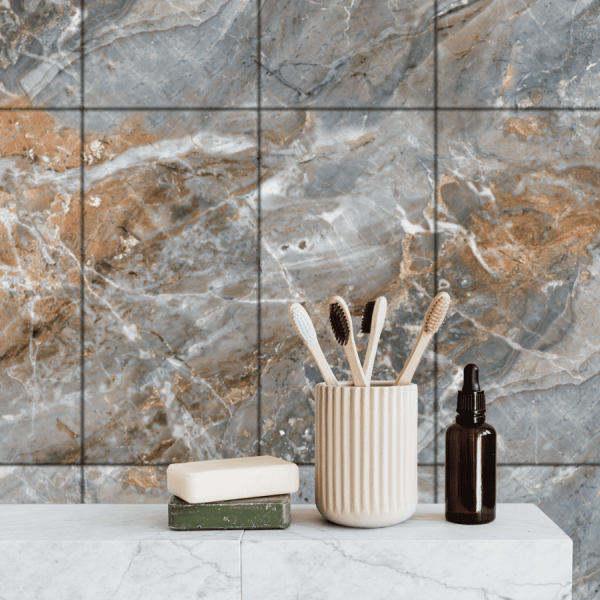 Панель SPC глянец Stella Kerama Величие камня 560*280*2,5мм (8 шт в упак)